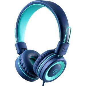 Kids Wired Headphones Foldable On Ear Headset 3.5mm Jack for School Travel Table